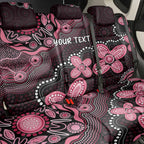 Honoring 50 Years of NAIDOC 2025 Personalised Back Car Seat Cover Pink Power