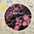 Honoring 50 Years of NAIDOC 2025 Personalised Beach Blanket Pink Power