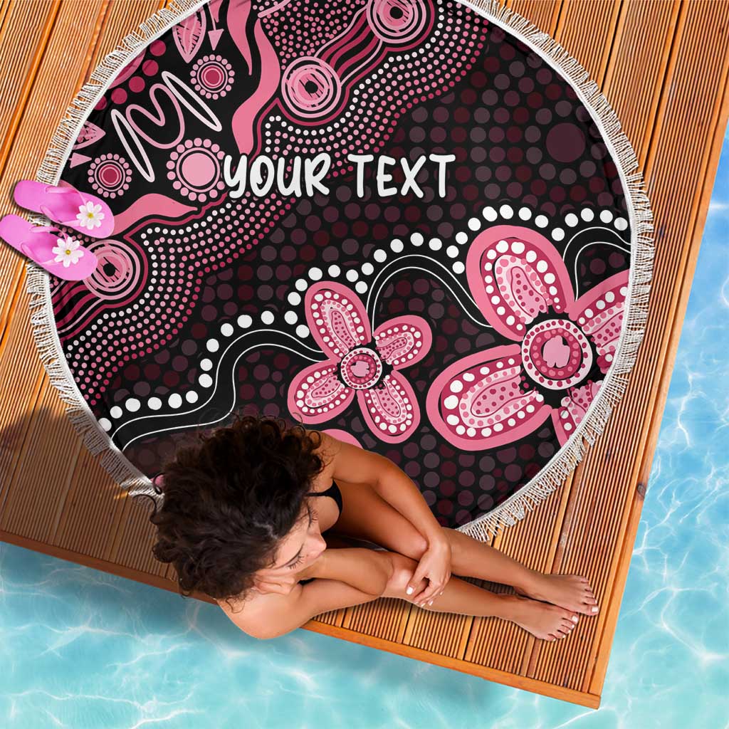 Honoring 50 Years of NAIDOC 2025 Personalised Beach Blanket Pink Power
