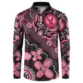 Honoring 50 Years of NAIDOC 2025 Personalised Button Sweatshirt Pink Power