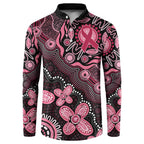 Honoring 50 Years of NAIDOC 2025 Personalised Button Sweatshirt Pink Power