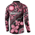 Honoring 50 Years of NAIDOC 2025 Personalised Button Sweatshirt Pink Power