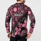 Honoring 50 Years of NAIDOC 2025 Personalised Button Sweatshirt Pink Power