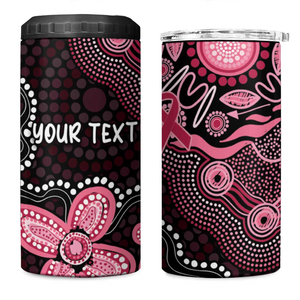 Honoring 50 Years of NAIDOC 2025 Personalised 4 in 1 Can Cooler Tumbler Pink Power