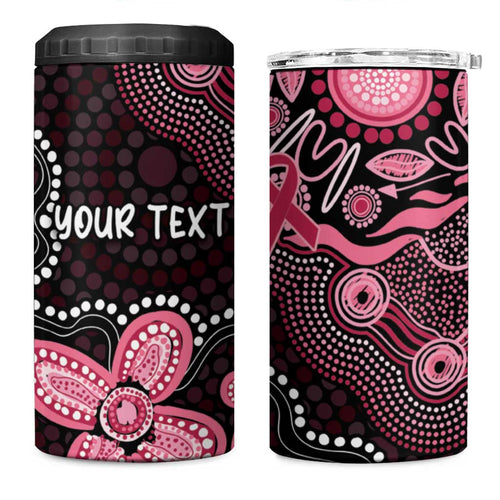 Honoring 50 Years of NAIDOC 2025 Personalised 4 in 1 Can Cooler Tumbler Pink Power