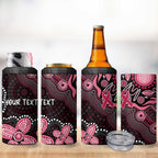 Honoring 50 Years of NAIDOC 2025 Personalised 4 in 1 Can Cooler Tumbler Pink Power