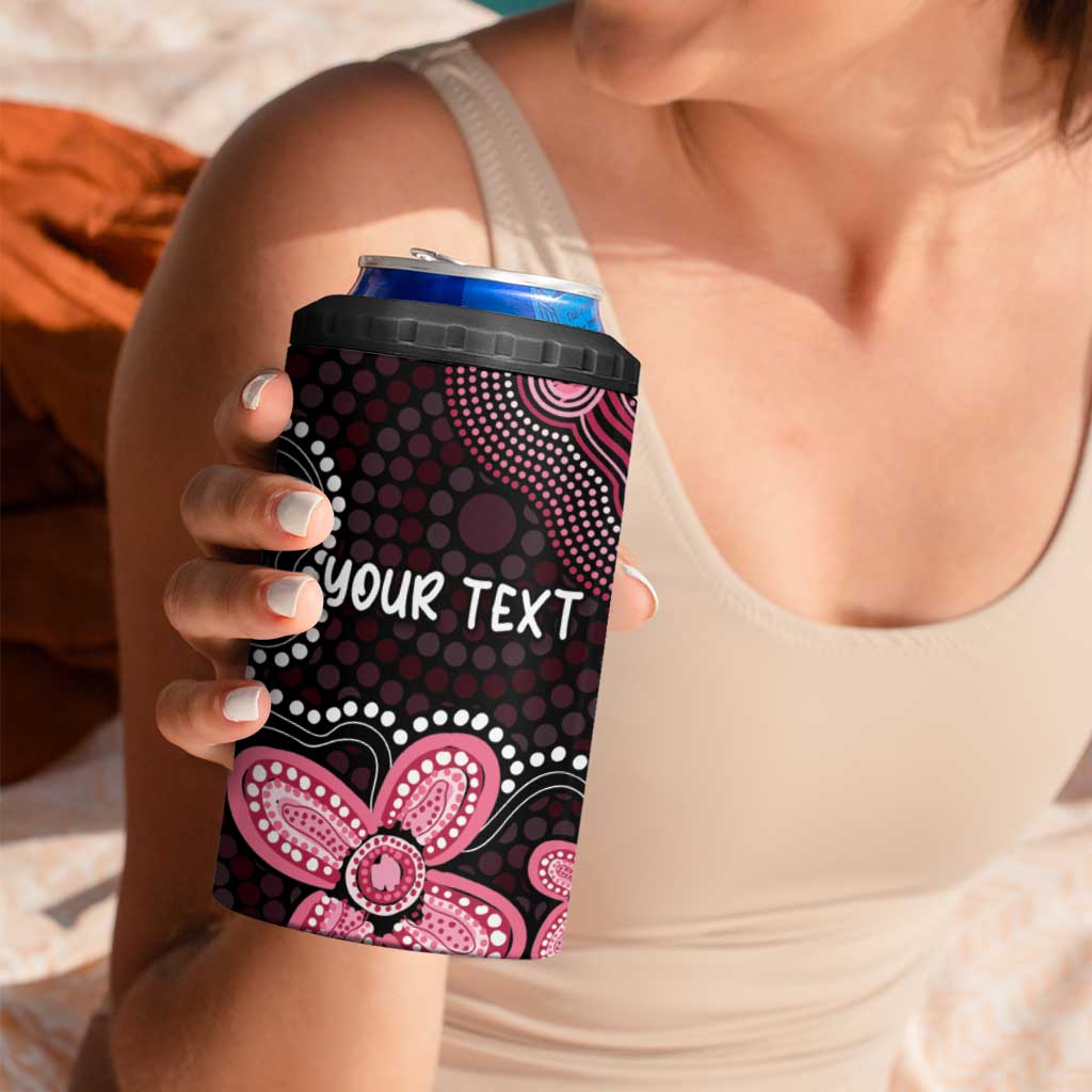Honoring 50 Years of NAIDOC 2025 Personalised 4 in 1 Can Cooler Tumbler Pink Power