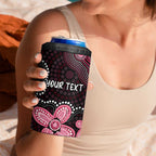 Honoring 50 Years of NAIDOC 2025 Personalised 4 in 1 Can Cooler Tumbler Pink Power