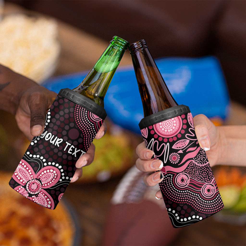 Honoring 50 Years of NAIDOC 2025 Personalised 4 in 1 Can Cooler Tumbler Pink Power