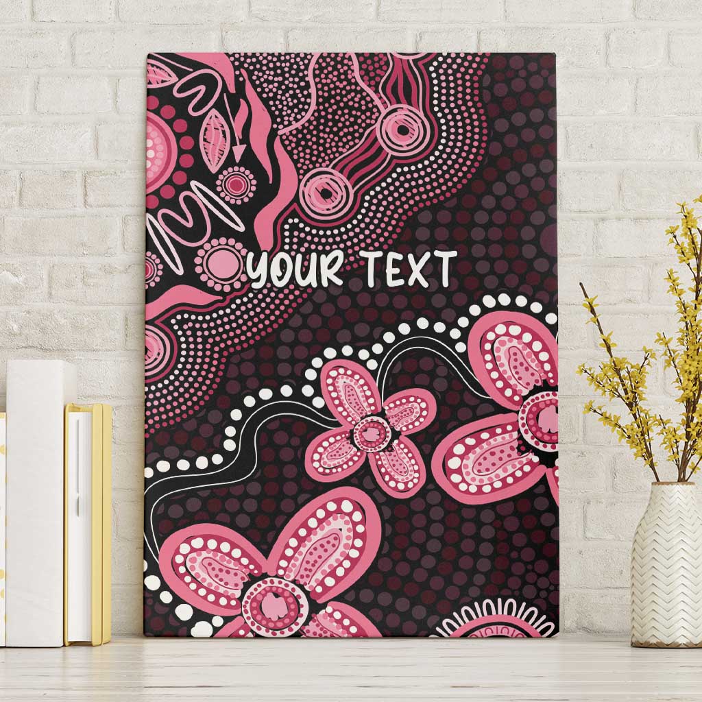 Honoring 50 Years of NAIDOC 2025 Personalised Canvas Wall Art Pink Power