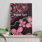 Honoring 50 Years of NAIDOC 2025 Personalised Canvas Wall Art Pink Power