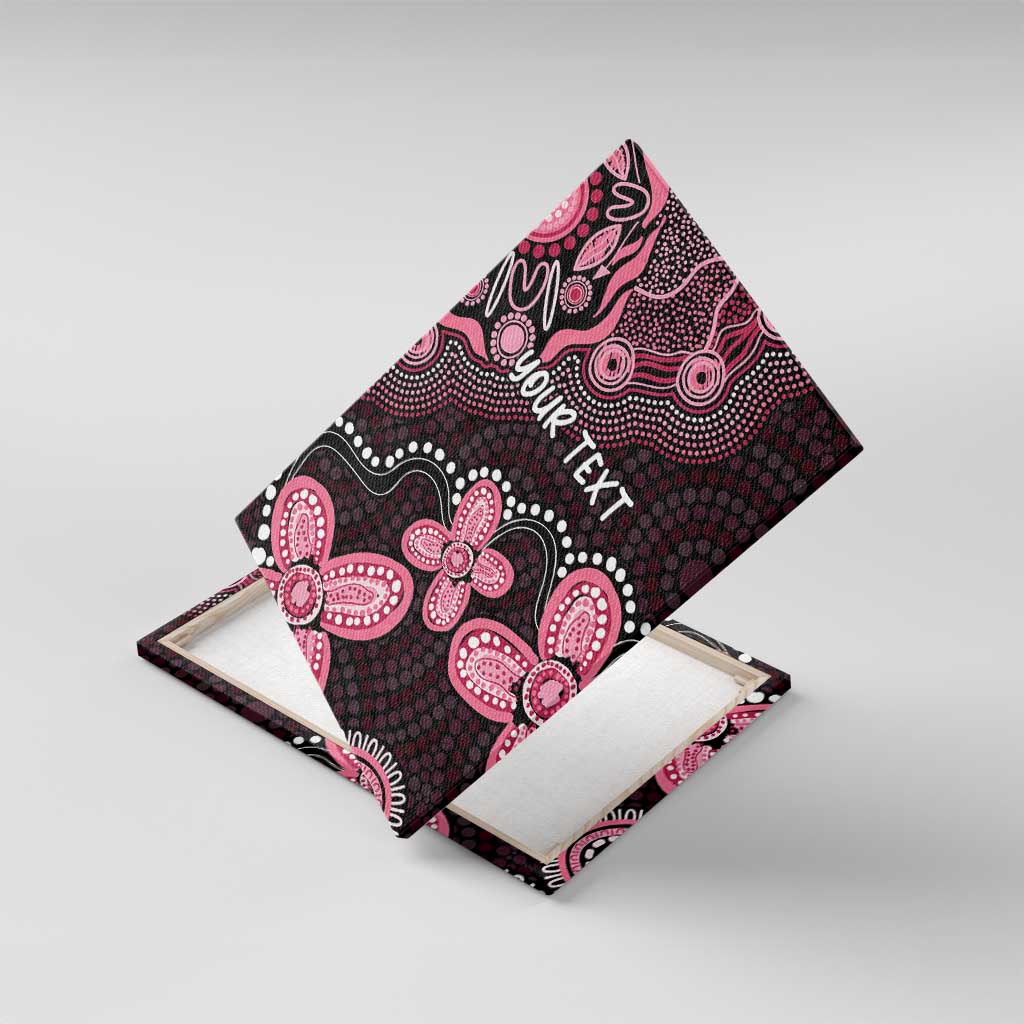 Honoring 50 Years of NAIDOC 2025 Personalised Canvas Wall Art Pink Power