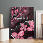 Honoring 50 Years of NAIDOC 2025 Personalised Canvas Wall Art Pink Power