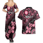 Honoring 50 Years of NAIDOC 2025 Personalised Couples Matching Summer Maxi Dress and Hawaiian Shirt Pink Power