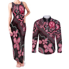 Honoring 50 Years of NAIDOC 2025 Personalised Couples Matching Tank Maxi Dress and Long Sleeve Button Shirt Pink Power