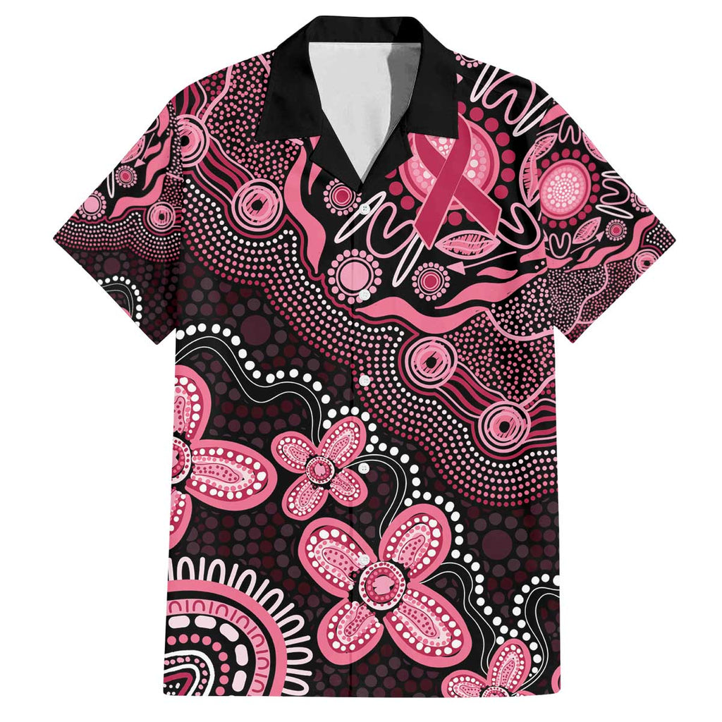 Honoring 50 Years of NAIDOC 2025 Personalised Family Matching Off The Shoulder Long Sleeve Dress and Hawaiian Shirt Pink Power