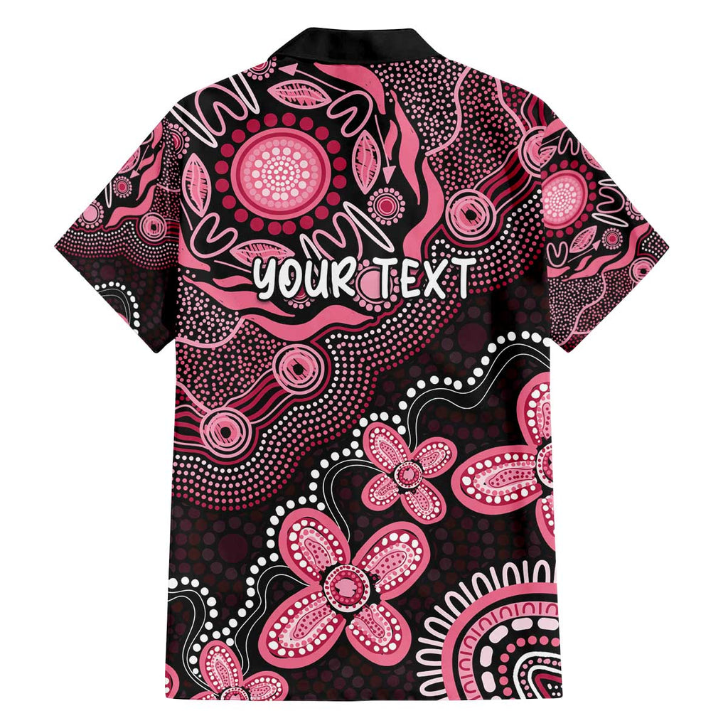 Honoring 50 Years of NAIDOC 2025 Personalised Family Matching Off The Shoulder Long Sleeve Dress and Hawaiian Shirt Pink Power