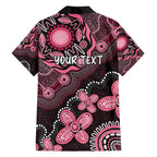 Honoring 50 Years of NAIDOC 2025 Personalised Family Matching Off The Shoulder Long Sleeve Dress and Hawaiian Shirt Pink Power