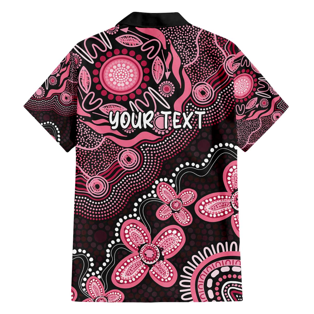 Honoring 50 Years of NAIDOC 2025 Personalised Family Matching Off The Shoulder Long Sleeve Dress and Hawaiian Shirt Pink Power