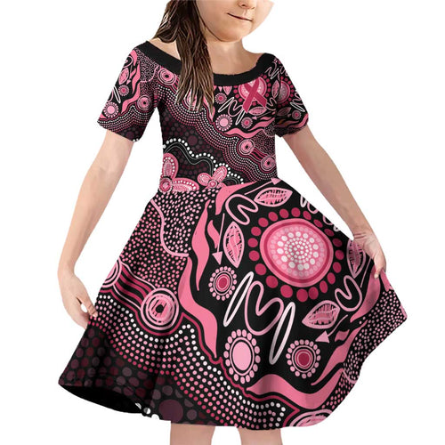 Honoring 50 Years of NAIDOC 2025 Personalised Family Matching Off Shoulder Short Dress and Hawaiian Shirt Pink Power