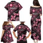Honoring 50 Years of NAIDOC 2025 Personalised Family Matching Puletasi and Hawaiian Shirt Pink Power
