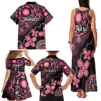 Honoring 50 Years of NAIDOC 2025 Personalised Family Matching Tank Maxi Dress and Hawaiian Shirt Pink Power