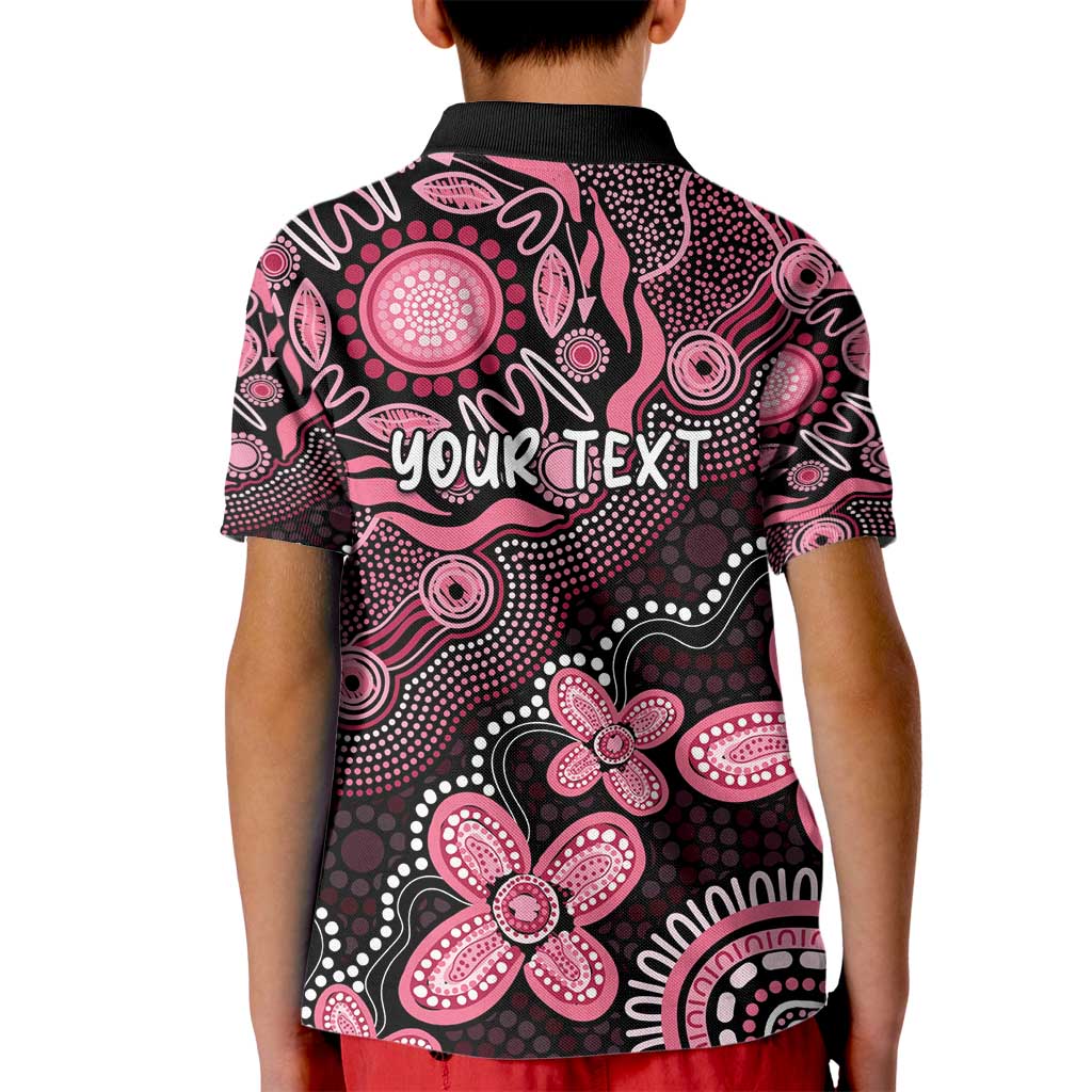 Honoring 50 Years of NAIDOC 2025 Personalised Kid Polo Shirt Pink Power