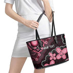 Honoring 50 Years of NAIDOC 2025 Personalised Leather Tote Bag Pink Power