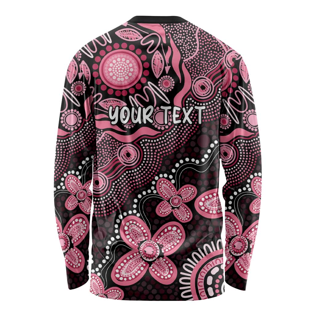 Honoring 50 Years of NAIDOC 2025 Personalised Long Sleeve Shirt Pink Power