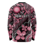 Honoring 50 Years of NAIDOC 2025 Personalised Long Sleeve Shirt Pink Power