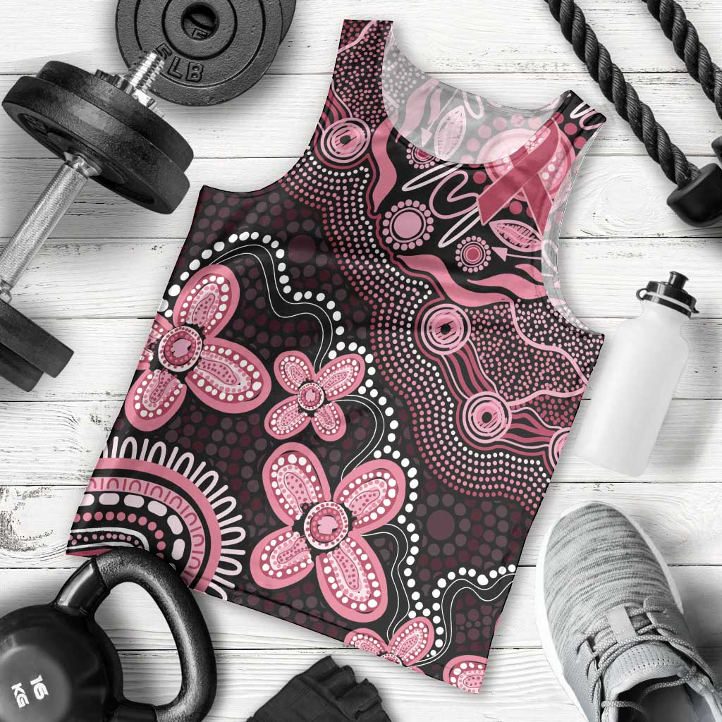 Honoring 50 Years of NAIDOC 2025 Personalised Men Tank Top Pink Power