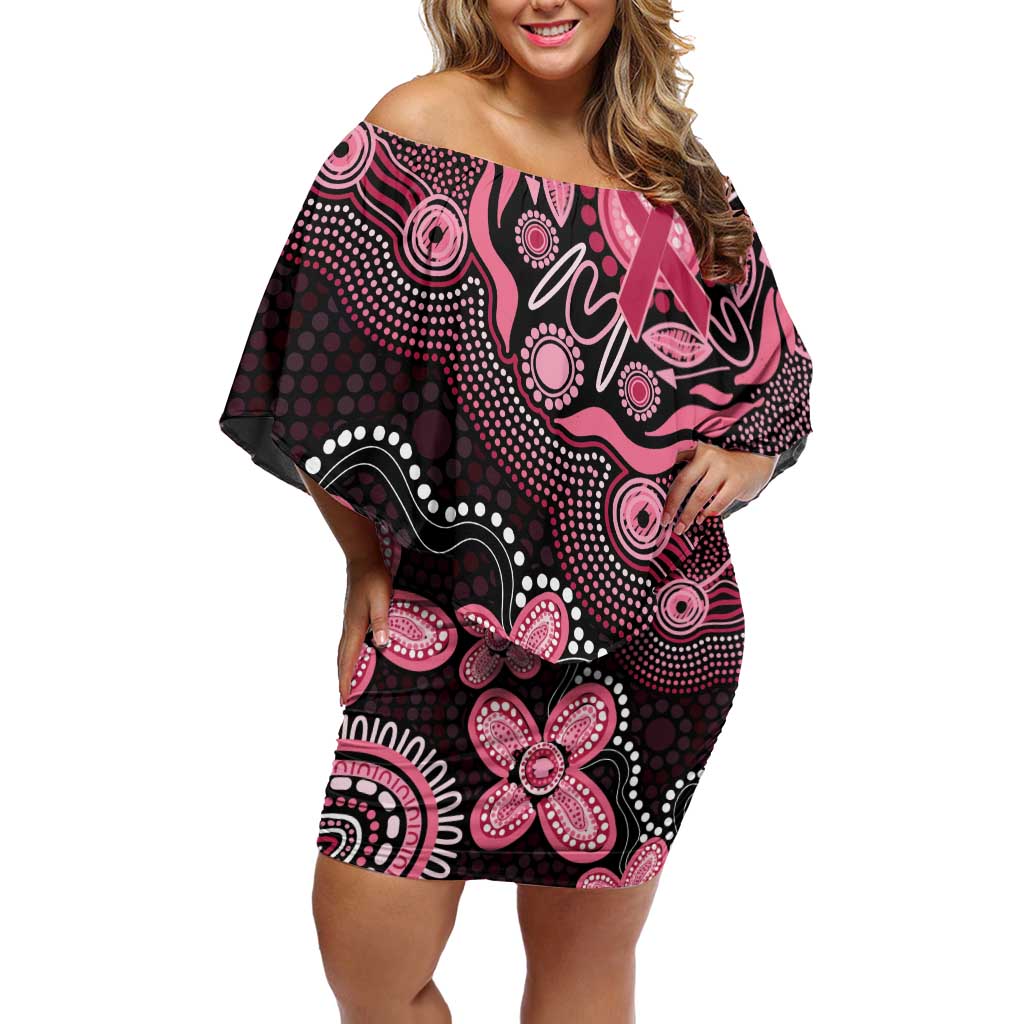 Honoring 50 Years of NAIDOC 2025 Personalised Off Shoulder Short Dress Pink Power