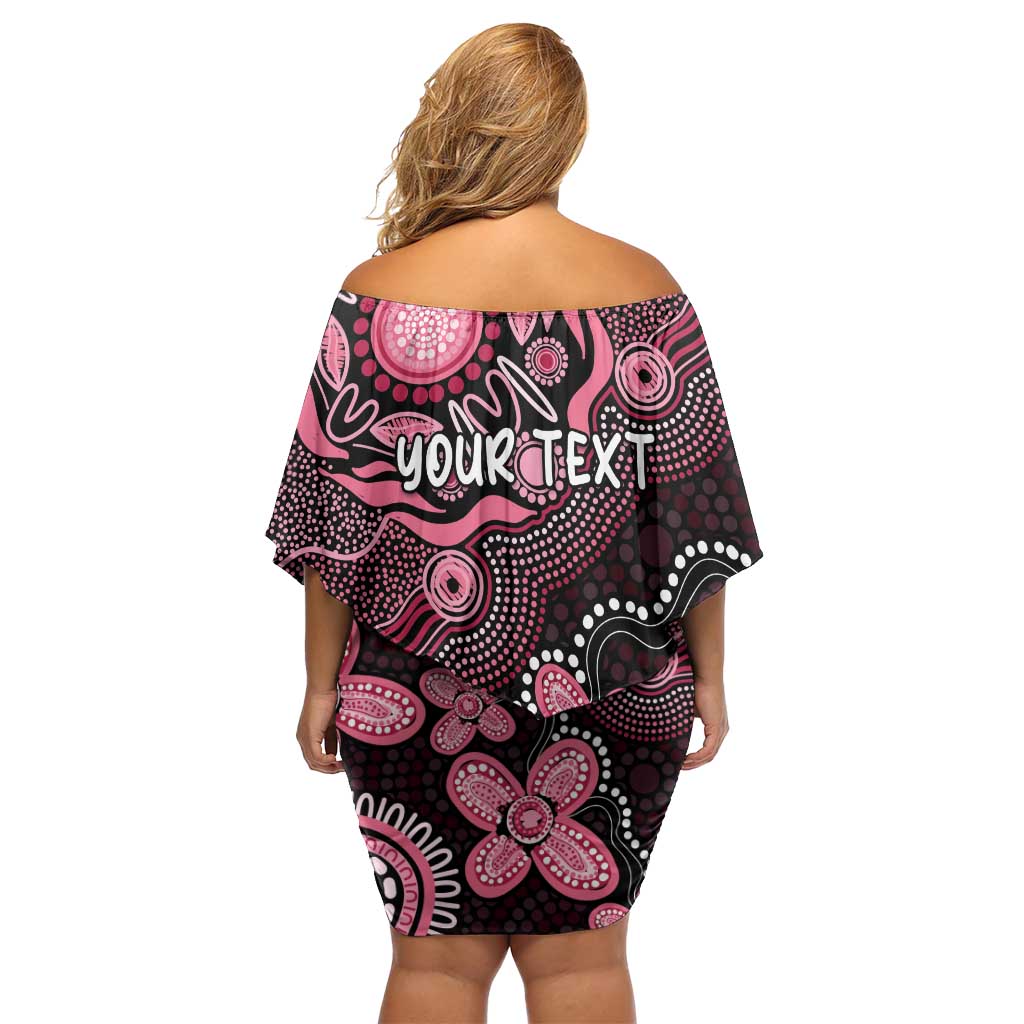 Honoring 50 Years of NAIDOC 2025 Personalised Off Shoulder Short Dress Pink Power