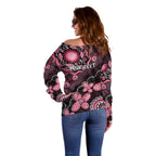 Honoring 50 Years of NAIDOC 2025 Personalised Off Shoulder Sweater Pink Power