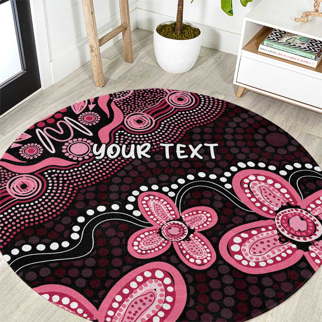 Honoring 50 Years of NAIDOC 2025 Personalised Round Carpet Pink Power