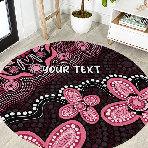 Honoring 50 Years of NAIDOC 2025 Personalised Round Carpet Pink Power