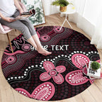 Honoring 50 Years of NAIDOC 2025 Personalised Round Carpet Pink Power