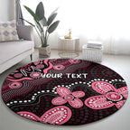 Honoring 50 Years of NAIDOC 2025 Personalised Round Carpet Pink Power