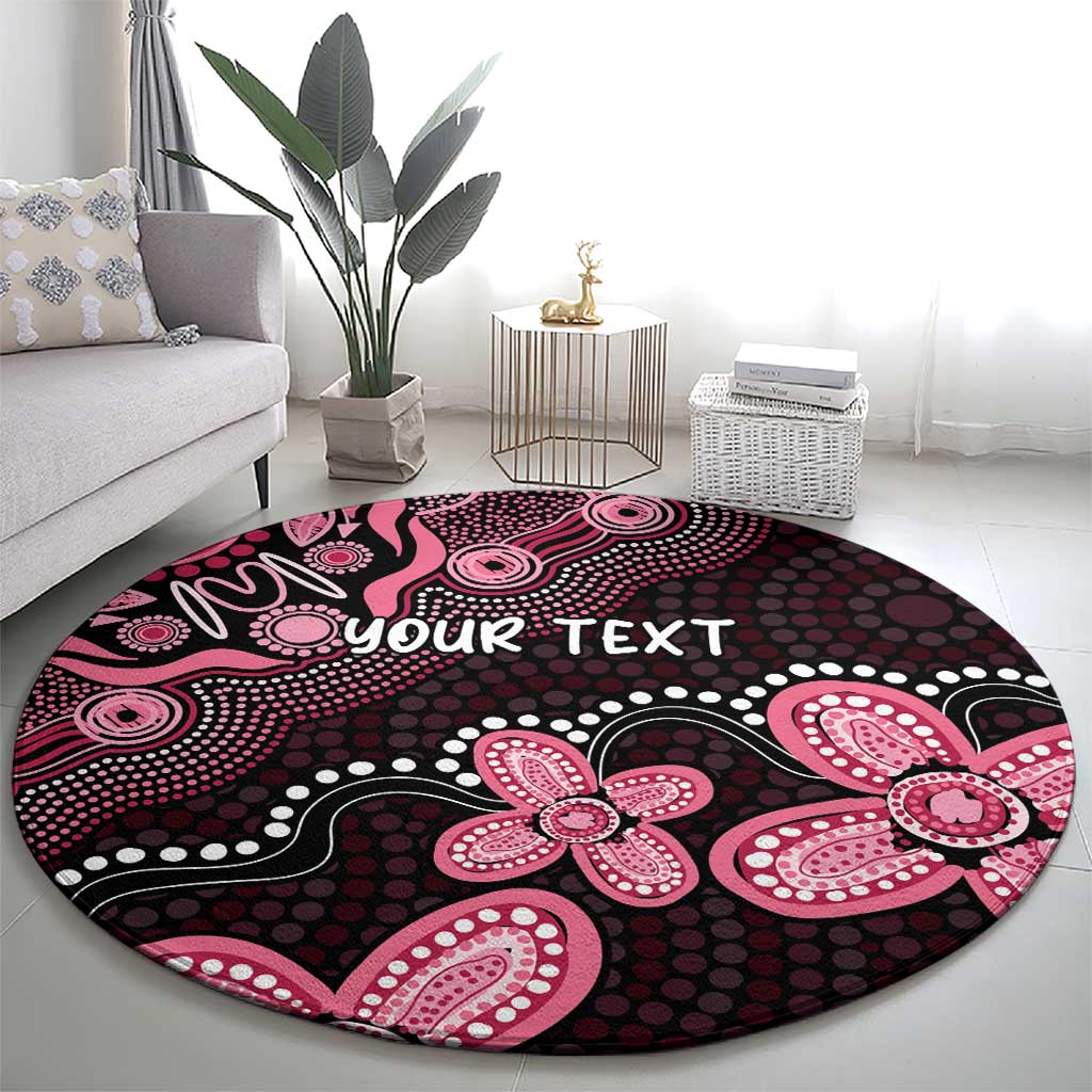 Honoring 50 Years of NAIDOC 2025 Personalised Round Carpet Pink Power