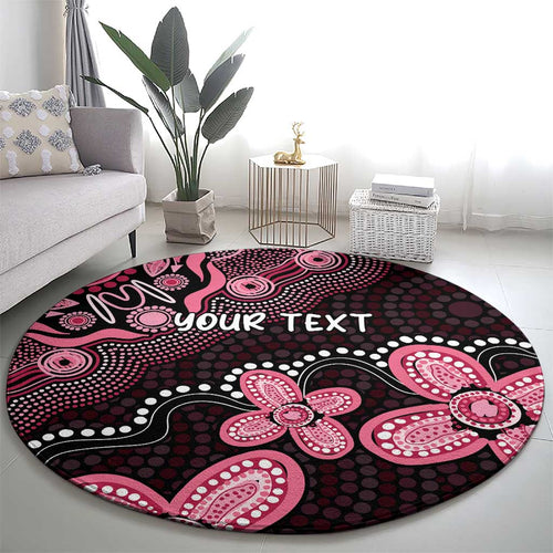 Honoring 50 Years of NAIDOC 2025 Personalised Round Carpet Pink Power