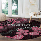 Honoring 50 Years of NAIDOC 2025 Personalised Round Carpet Pink Power