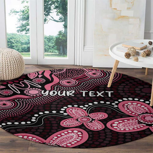 Honoring 50 Years of NAIDOC 2025 Personalised Round Carpet Pink Power