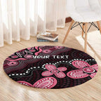 Honoring 50 Years of NAIDOC 2025 Personalised Round Carpet Pink Power