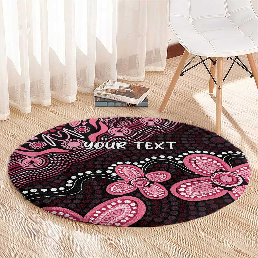 Honoring 50 Years of NAIDOC 2025 Personalised Round Carpet Pink Power