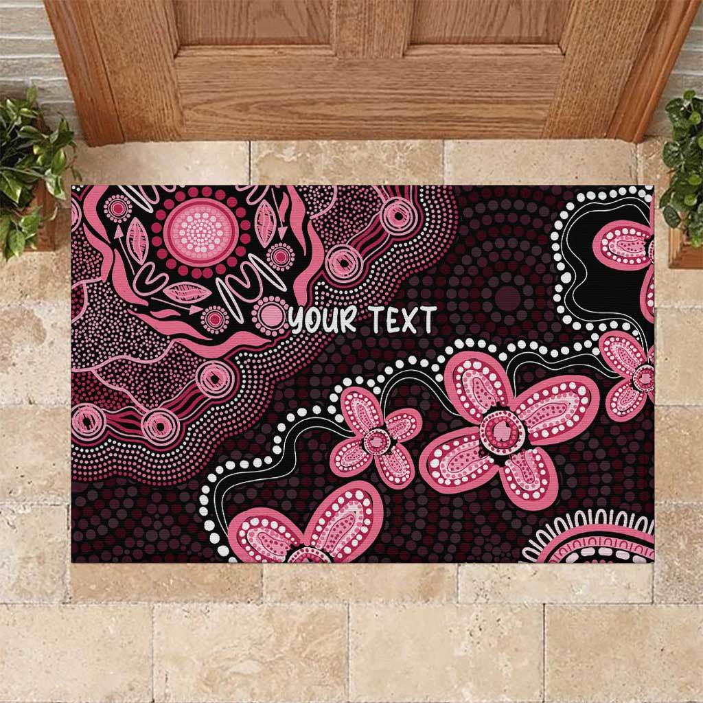 Honoring 50 Years of NAIDOC 2025 Personalised Rubber Doormat Pink Power
