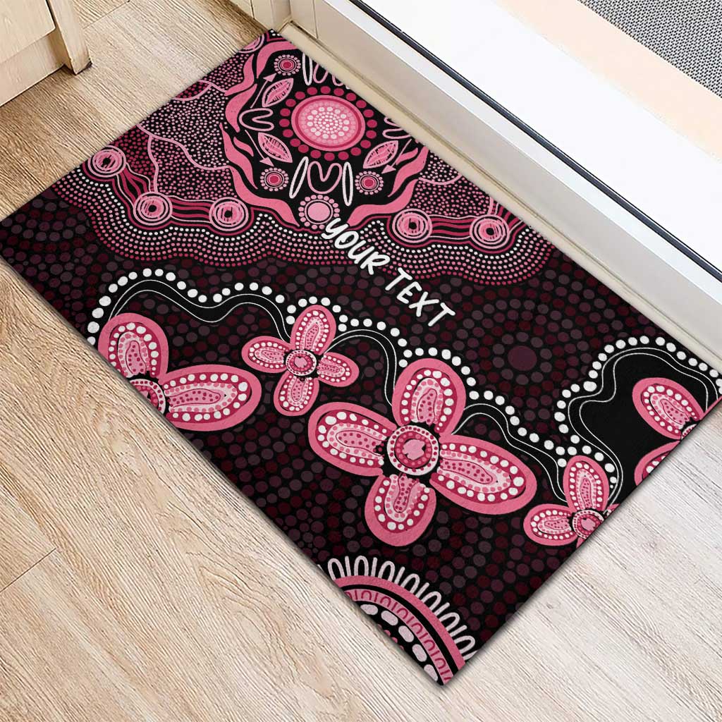 Honoring 50 Years of NAIDOC 2025 Personalised Rubber Doormat Pink Power