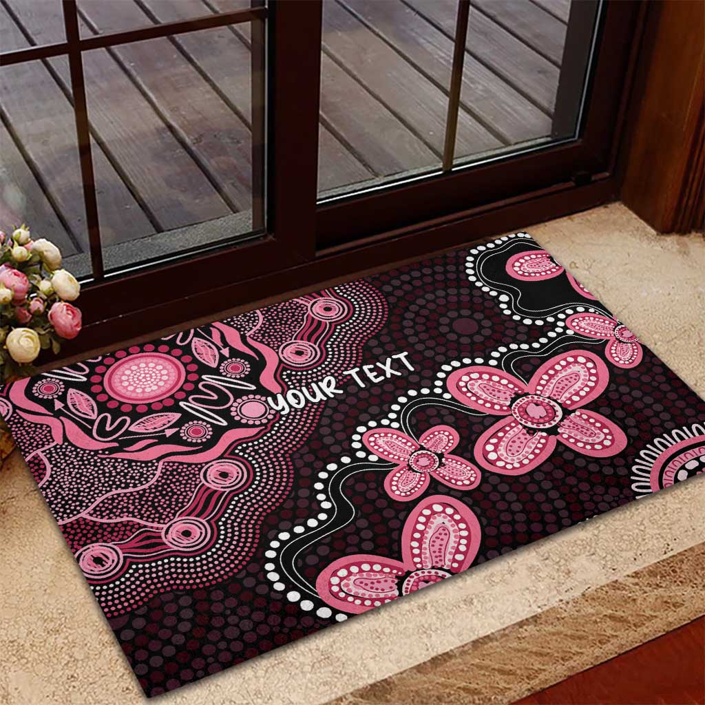 Honoring 50 Years of NAIDOC 2025 Personalised Rubber Doormat Pink Power
