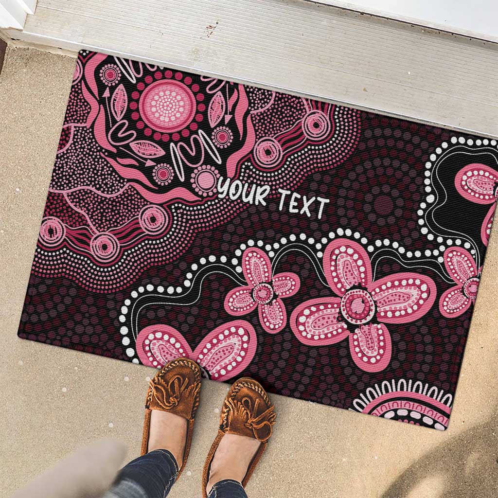 Honoring 50 Years of NAIDOC 2025 Personalised Rubber Doormat Pink Power