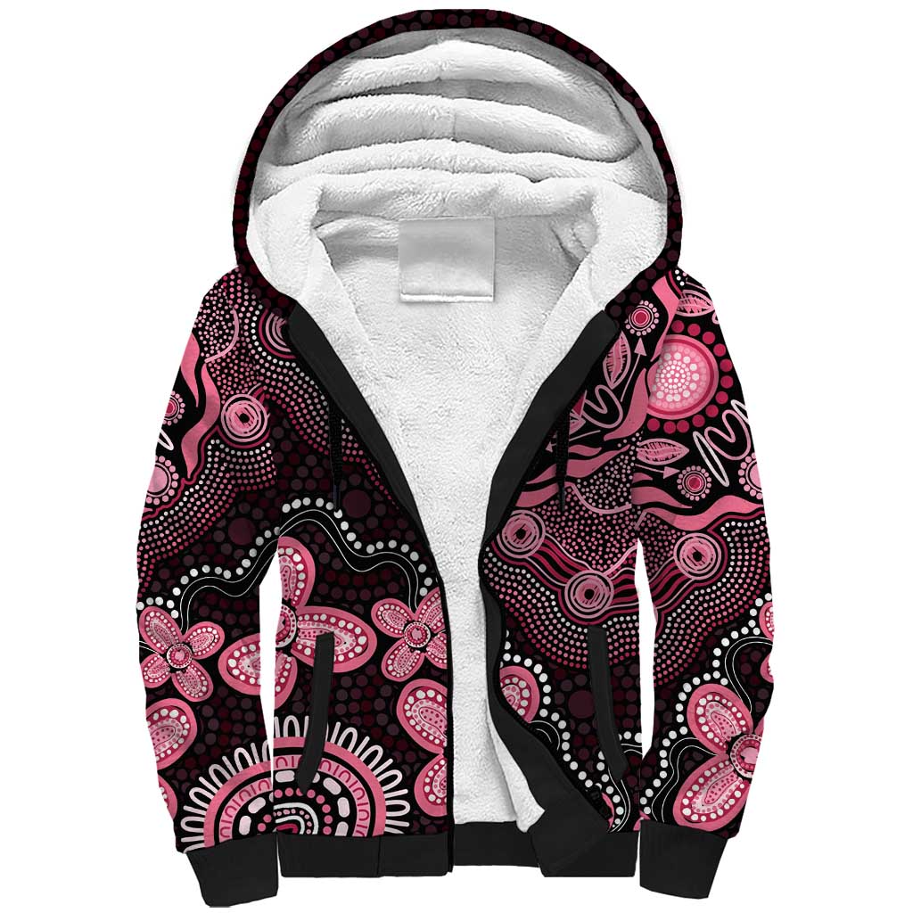 Honoring 50 Years of NAIDOC 2025 Personalised Sherpa Hoodie Pink Power