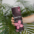 Honoring 50 Years of NAIDOC 2025 Personalised Skinny Tumbler Pink Power